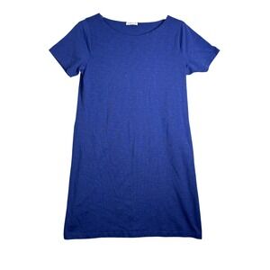 Kettlewell Dress Blue Short Sleeve Knit T-Shirt Dress Casual‎ Minimal Size 12 LL